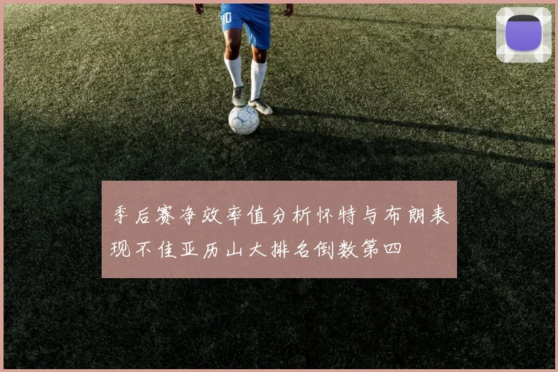季后赛净效率值分析怀特与布朗表现不佳亚历山大排名倒数第四